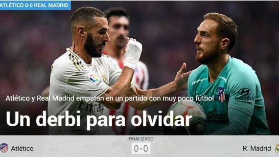 Marca: "Un derbi para olvidar"