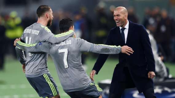 Ramos, Zidane y Cristiano
