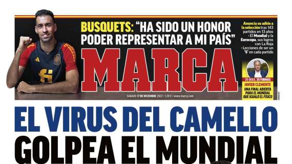 PORTADA | Marca: "El virus del camello golpea el Mundial"