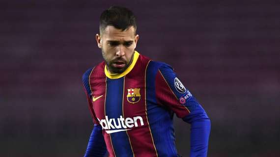 Jordi Alba con el FC Barcelona