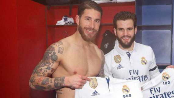 FOTO - El regalo de la plantilla del Real Madrid a Nacho y a Ramos