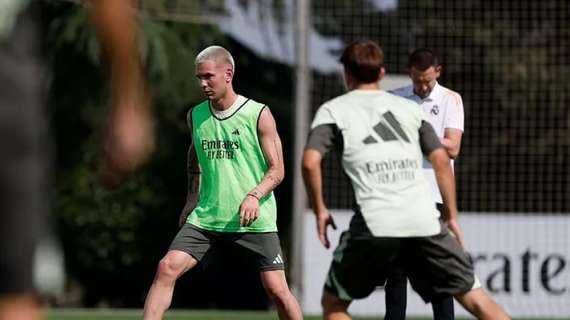 Mastantuono: "¿Entrenamiento? Estoy muy feliz por mi primer día aquí"