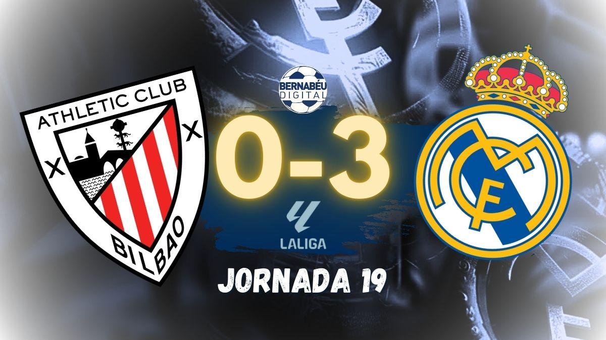 Athletic Club 0-3 Real Madrid, FINAL | ¡Sigue el pospartido!
