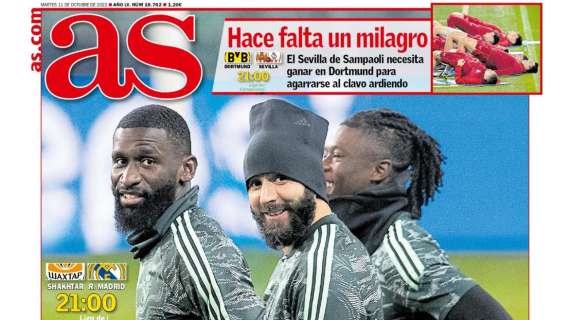 PORTADA | As: "Benzema y diez más"