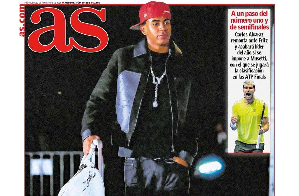 La primera plana de AS destaca el lío de Yamal y la selección