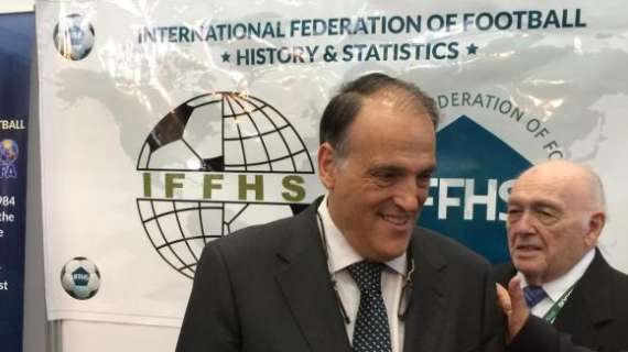 Tebas: "A mediados de mayo volverán todas las competiciones europeas"