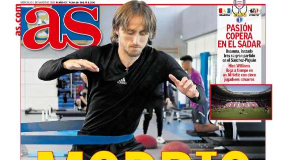 PORTADA | AS: "Modric tira del carro"