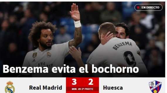 As, muy crítico con el Madrid: "Benzema evita el bochorno"