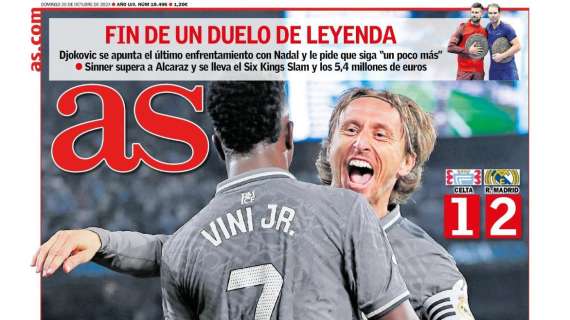 PORTADA | AS: "Salvavidas Modric"