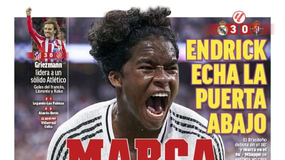 PORTADA | Marca: "Endrick echa la puerta abajo: