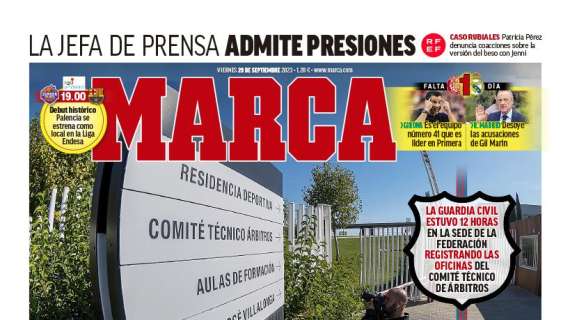 PORTADA | Marca: "El Barça, imputado por cohecho"