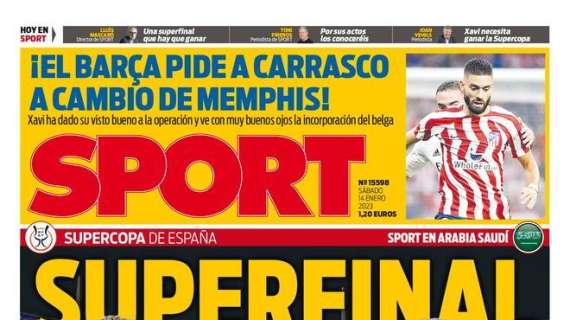 PORTADA | Sport: "Superfinal, superporteros"