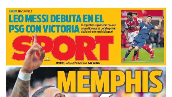 PORTADA | Sport: "Memphis sí ilusiona"