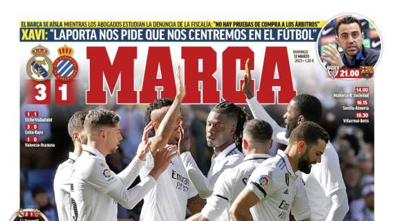 PORTADA | Marca: "El Madrid se persona"
