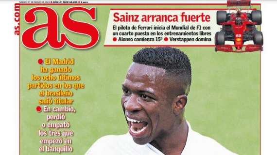 PORTADA - As: "Vinicius talismán"