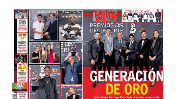 AS luce en su portada la "generación de oro"