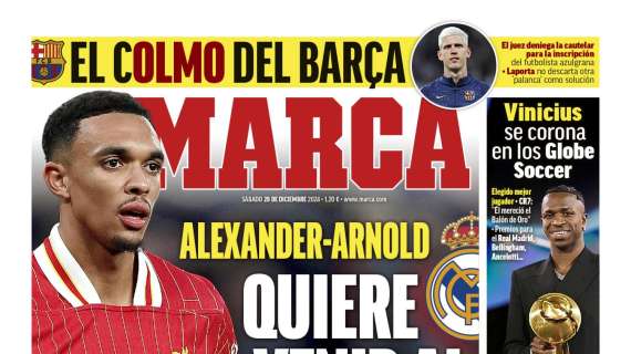 Marca destaca la última hora del Real Madrid con Alexander-Arnold