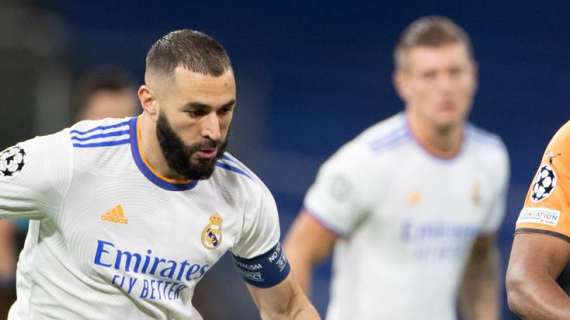 Karim Benzema ante el Shakhtar