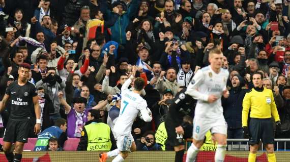 El Madrid-PSG destroza en telespectadores al 6-1 del Barça a los franceses