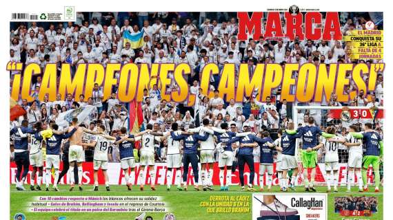 PORTADA | Marca: "¡Campeones, campeones!"
