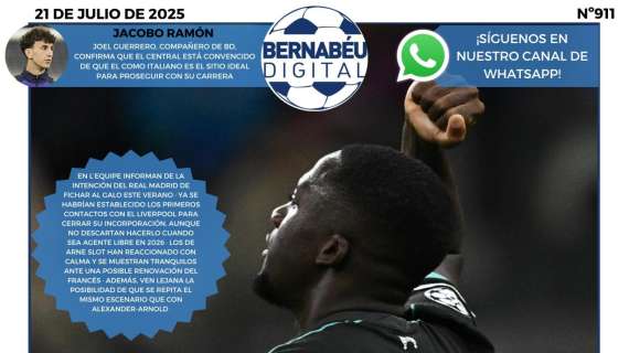 La portada BD destaca la ofensiva del Real Madrid por Konaté