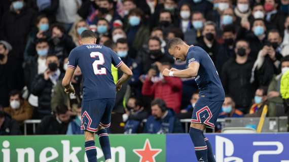 Achraf, Mbapp&eacute;, PSG