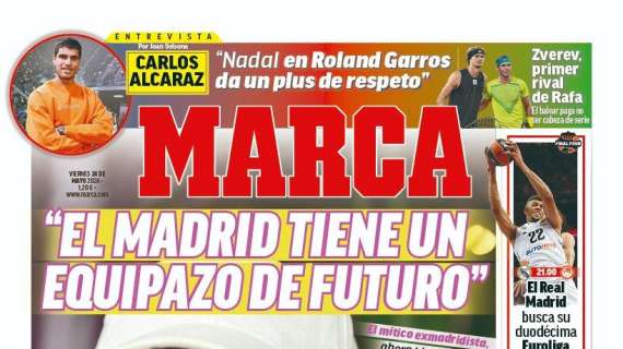 PORTADA | Marca, Van Nistelrooy: "El Madrid tiene un equipazo de futuro"