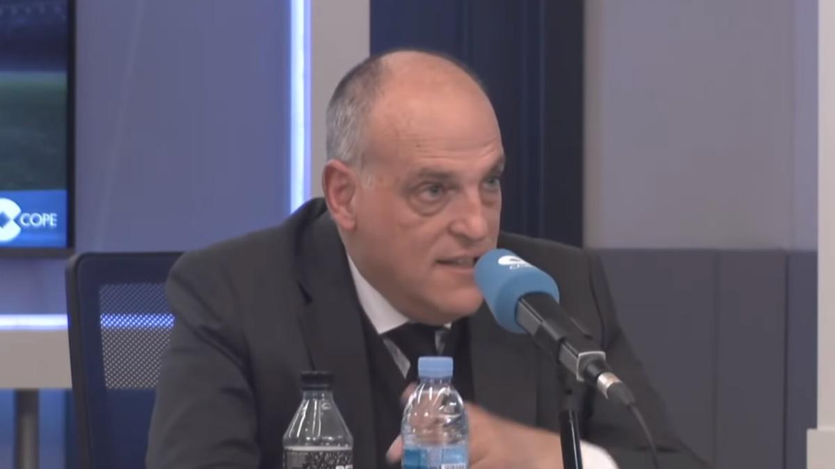 Tebas responde al Real Madrid: "Es díficil inventarse tantas cosas..."