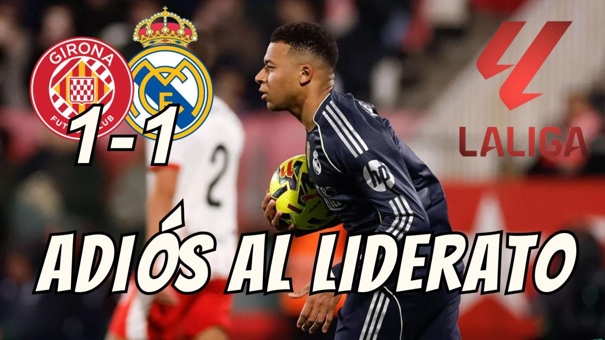 "Da pena verlo": el Real Madrid pierde el liderato de LaLiga en Gerona