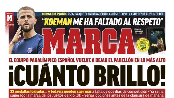 PORTADA | Marca destaca la entrevista de Pjanic 