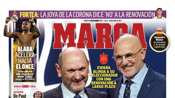 Marca abre con la renovación de Luis de la Fuente: "Para seguir ganando "