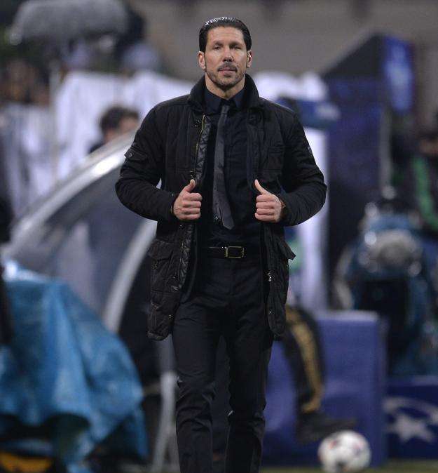 Simeone: "Sólo están Real Madrid, Barcelona, Bayern y Chelsea por encima de nosotros"