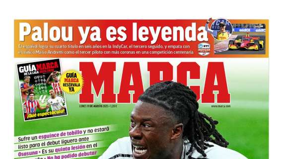 Eduardo Camavinga, protagonista de la portada de Marca