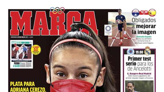 PORTADA | Marca: "Primer test serio para los de Ancelotti"