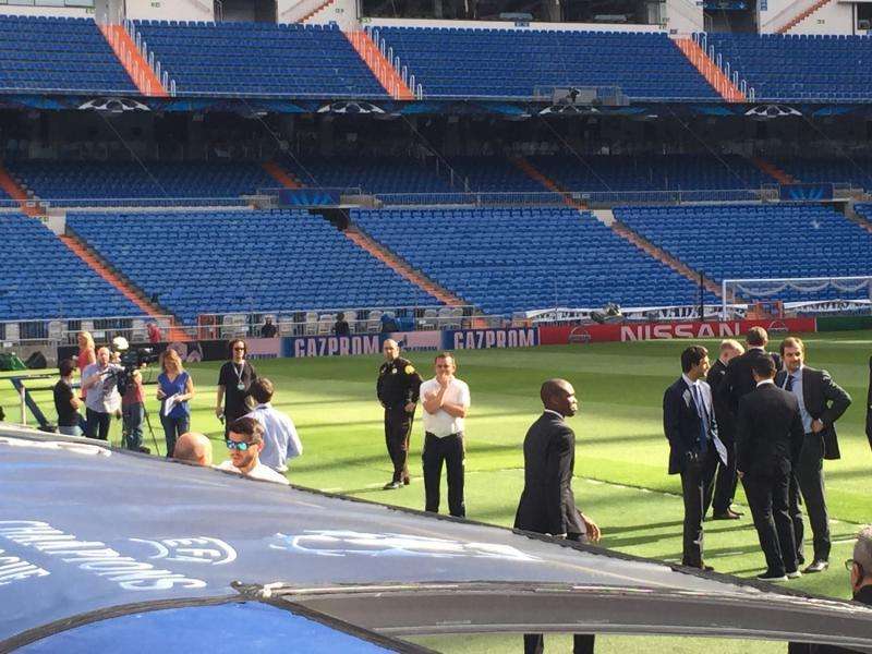 TMW: La Juventus inspecciona el césped del Bernabéu
