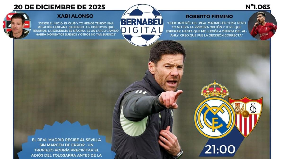La portada BD abre con la previa del Real Madrid - Sevilla