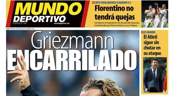 Mundo Deportivo - El Barça encarrila el fichaje de Griezmann