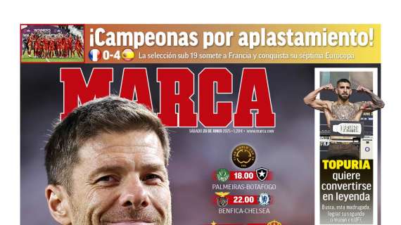 Marca destaca en su portada el nuevo Real Madrid de Xabi Alonso