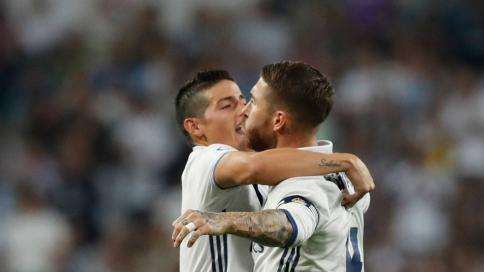 Ramos: "No soy nadie para opinar de un tema personal de James, pero hoy no era el día"
