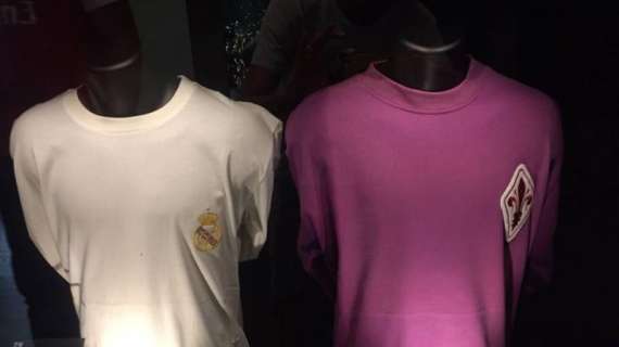 FOTO BD - Las camisetas de la final de la Copa de Europa entre el Madrid y la Fiorentina: la segunda llegó en el 57