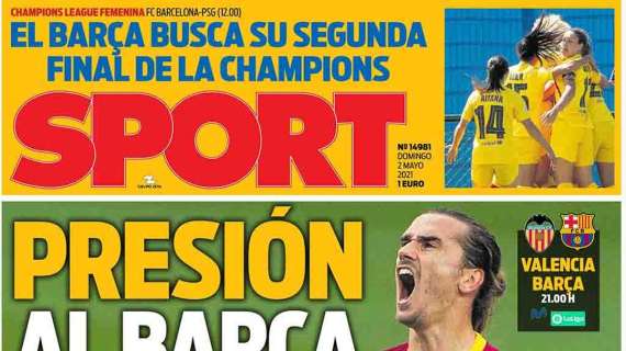 PORTADA | Sport: "El Madrid sufre y gana 'in extremis'"
