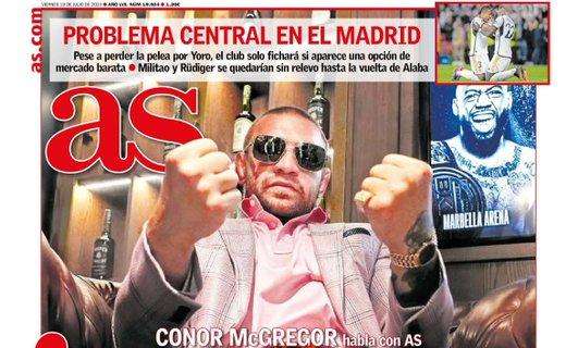 PORTADA | As: "Problema centran en el Madrid"