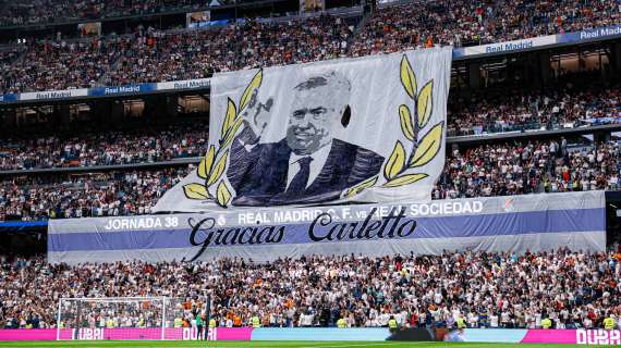 Carlo Ancelotti se despide del Santiago Bernabéu entre lágrimas y aplausos