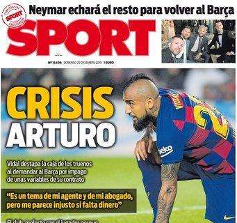 PORTADA - Sport: Neymar echará el resto para volver al Barça