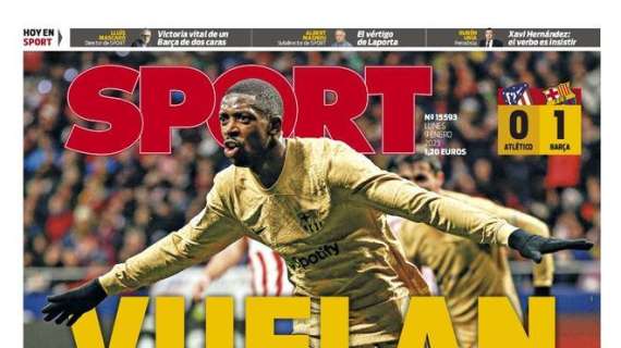 PORTADA | Sport: "¡Vuelan!"