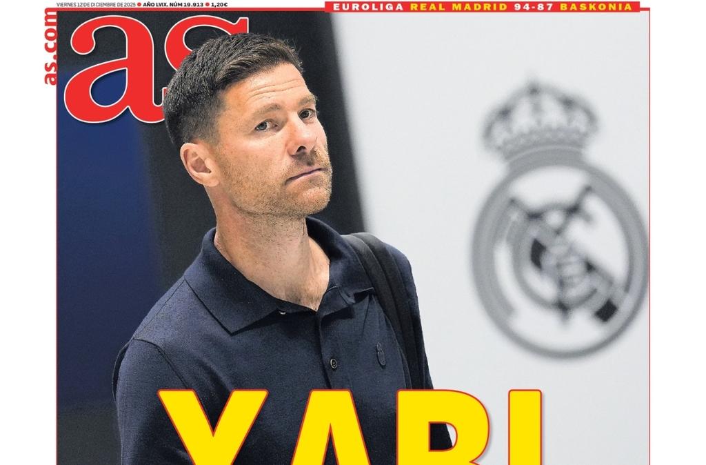 La complicada situación de Xabi Alonso, en la primera plana de AS