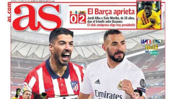 PORTADA - As: "LaLiga en juego"