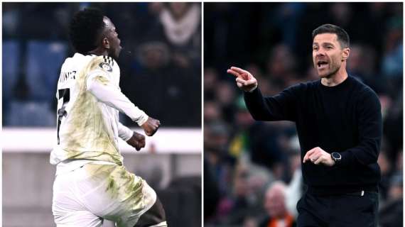 Xabi Alonso y Vinicius Junior, a la espera de una charla importante