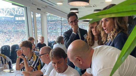 Anche Antonio Conte allo Stadium per Juventus-Lazio