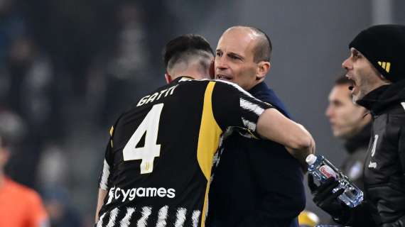 Juve-Napoli 1-0: l'esultanza di Allegri e giocatori nello spogliatoio (VIDEO)